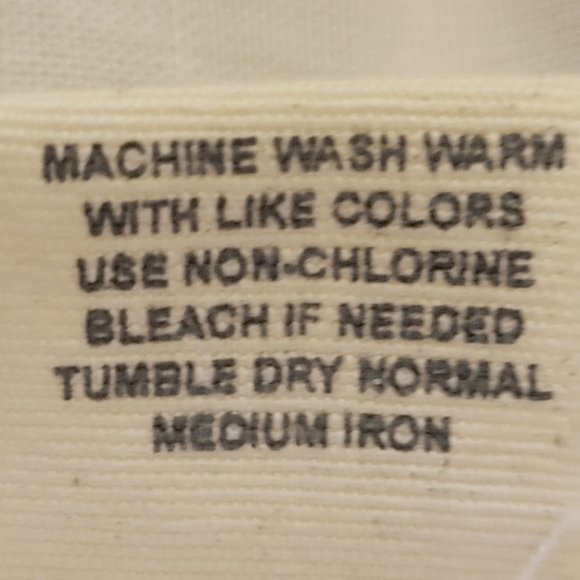 🌟  NWT JENNIFER & GRACE Linen Blouse Size L Ivory Summer Ruffles - Picture 7 of 8